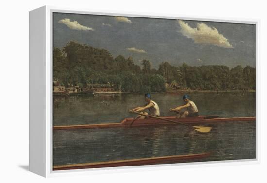 The Biglin Brothers Racing, 1872-Thomas Eakins-Framed Stretched Canvas