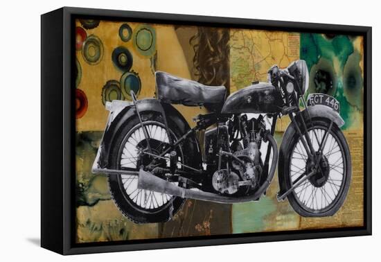 The Bike-Laura Van Horne-Framed Stretched Canvas