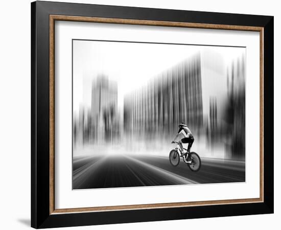 The Biker-Josh Adamski-Framed Photographic Print