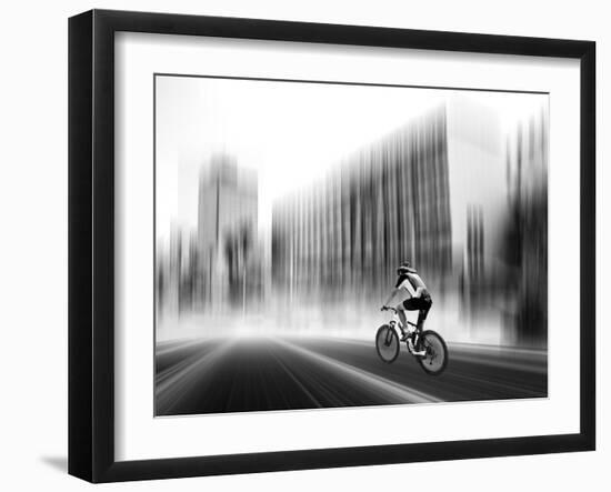 The Biker-Josh Adamski-Framed Photographic Print