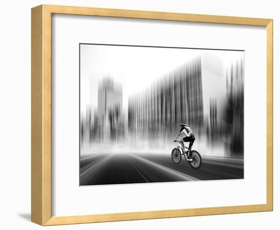 The Biker-Josh Adamski-Framed Photographic Print