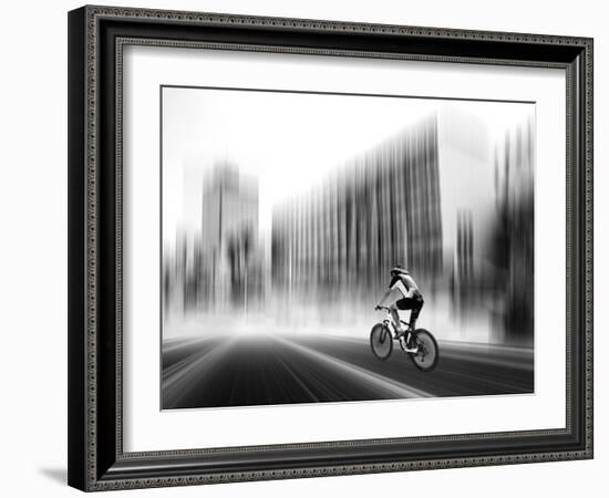 The Biker-Josh Adamski-Framed Photographic Print