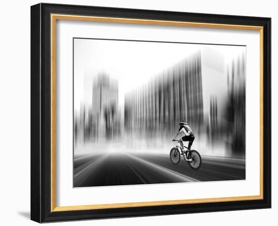 The Biker-Josh Adamski-Framed Photographic Print