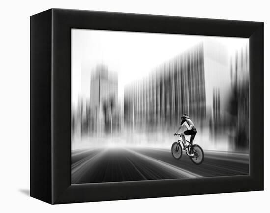 The Biker-Josh Adamski-Framed Premier Image Canvas