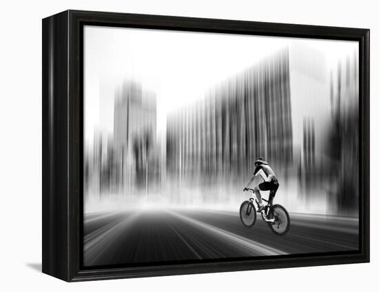 The Biker-Josh Adamski-Framed Premier Image Canvas