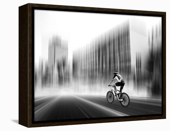 The Biker-Josh Adamski-Framed Premier Image Canvas