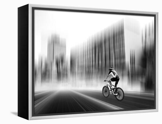 The Biker-Josh Adamski-Framed Premier Image Canvas