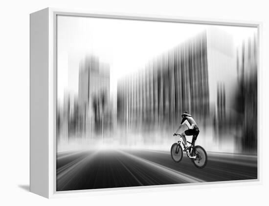 The Biker-Josh Adamski-Framed Premier Image Canvas