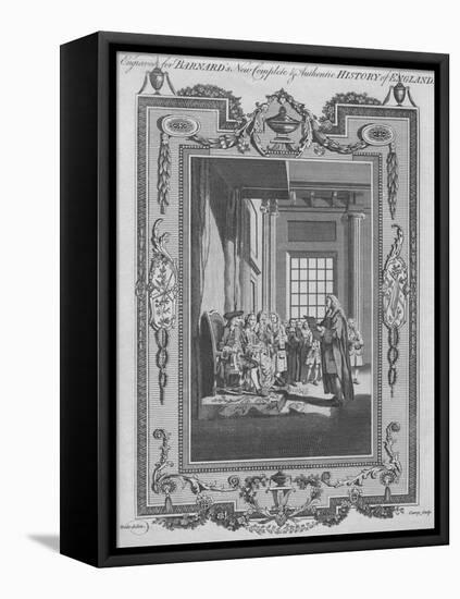 The Bill of Rights ratified at the Revolution by King William, and Queen Mary-John Cary-Framed Premier Image Canvas