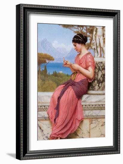 The Billet Doux-John William Godward-Framed Art Print