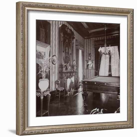 The Billiard Room at the John Jacob Astor Residence at Rhinecliff, N.Y., 1893-94-Byron Company-Framed Giclee Print