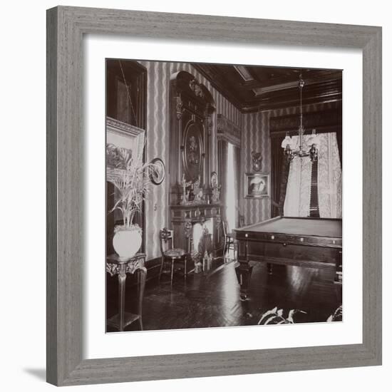 The Billiard Room at the John Jacob Astor Residence at Rhinecliff, N.Y., 1893-94-Byron Company-Framed Giclee Print