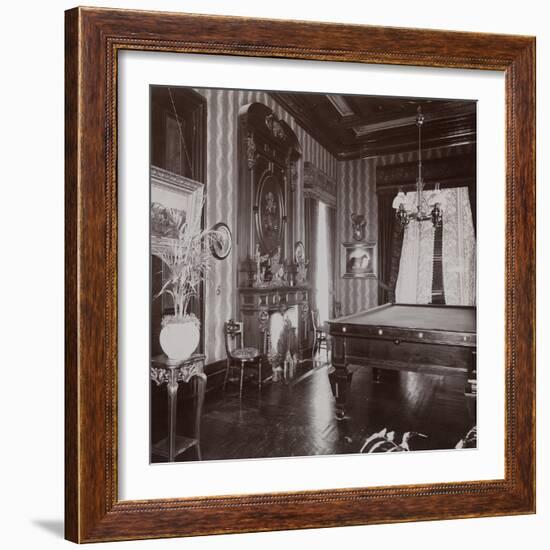 The Billiard Room at the John Jacob Astor Residence at Rhinecliff, N.Y., 1893-94-Byron Company-Framed Giclee Print