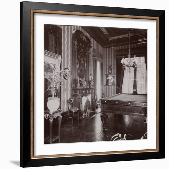 The Billiard Room at the John Jacob Astor Residence at Rhinecliff, N.Y., 1893-94-Byron Company-Framed Giclee Print