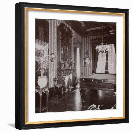 The Billiard Room at the John Jacob Astor Residence at Rhinecliff, N.Y., 1893-94-Byron Company-Framed Giclee Print