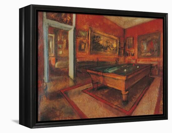 The Billiard Room-Edgar Degas-Framed Premier Image Canvas