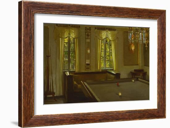 The Billiard Room-Harald Slott-Moller-Framed Giclee Print