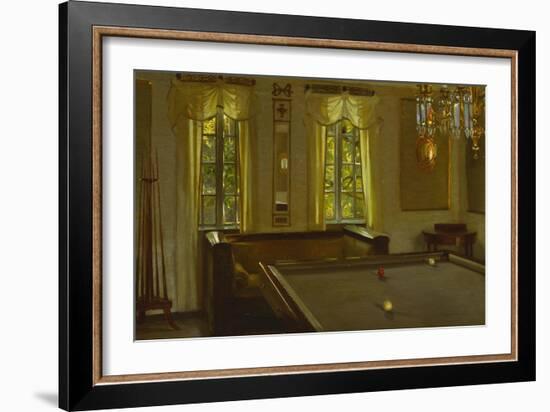 The Billiard Room-Harald Slott-Moller-Framed Giclee Print