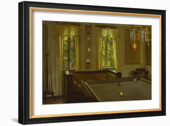 The Billiard Room-Harald Slott-Moller-Framed Giclee Print