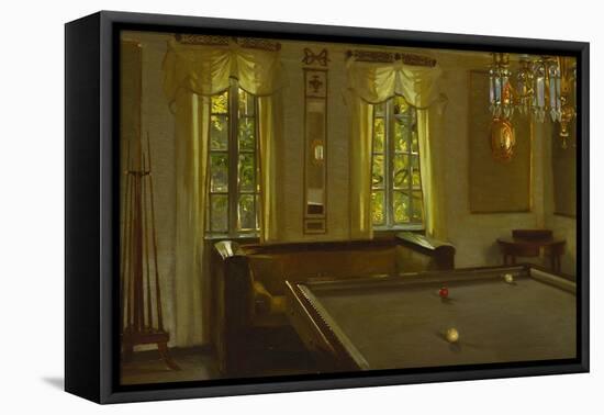 The Billiard Room-Harald Slott-Moller-Framed Premier Image Canvas