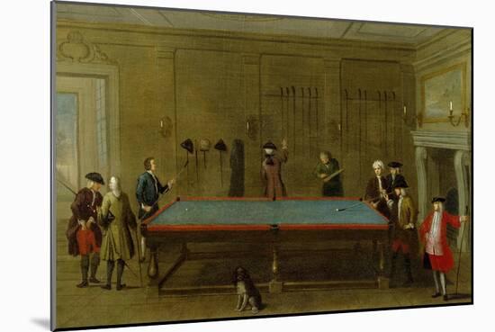 The Billiard Room-English-Mounted Giclee Print