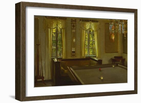 The Billiard Room-Harald Slott-Moller-Framed Giclee Print