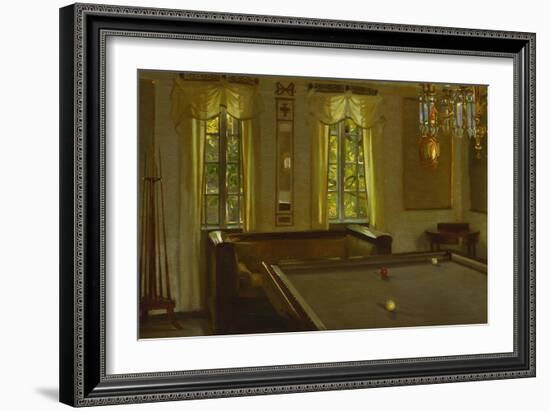 The Billiard Room-Harald Slott-Moller-Framed Giclee Print