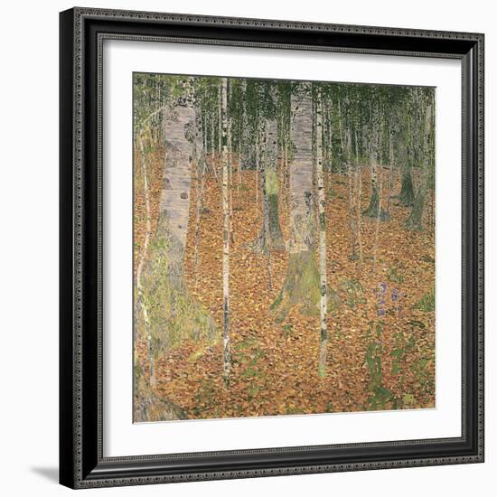 The Birch Wood-Gustav Klimt-Framed Giclee Print