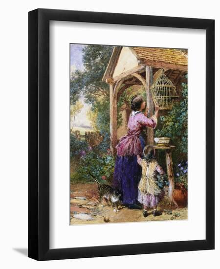 The Bird Cage-Myles Birket Foster-Framed Giclee Print