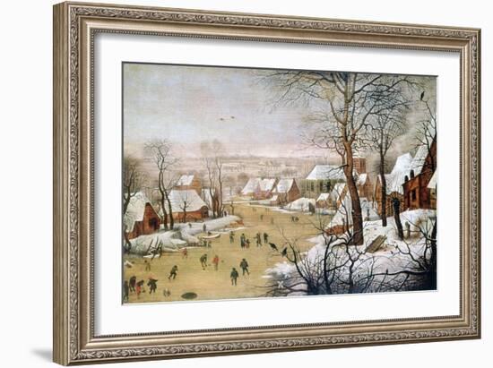 The Bird Trap, C1584-1638-Pieter Brueghel the Younger-Framed Giclee Print