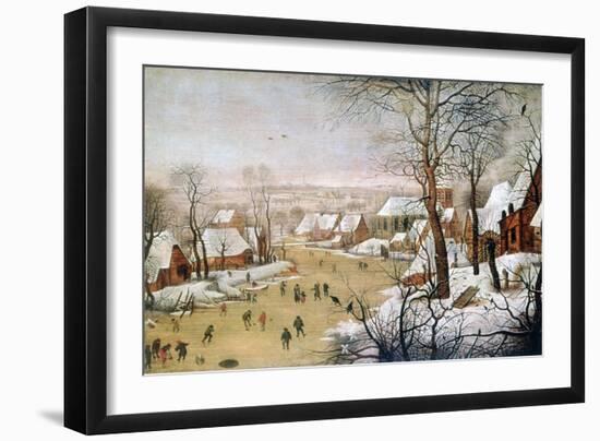 The Bird Trap, C1584-1638-Pieter Brueghel the Younger-Framed Giclee Print