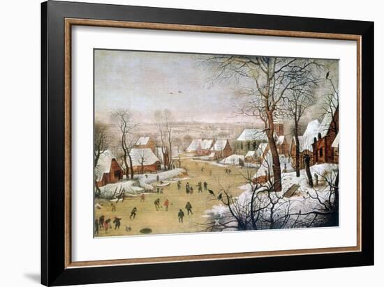 The Bird Trap, C1584-1638-Pieter Brueghel the Younger-Framed Giclee Print