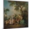 The Birdcage (Les Amours Du Bocage), about 1735-Nicolas Lancret-Mounted Giclee Print