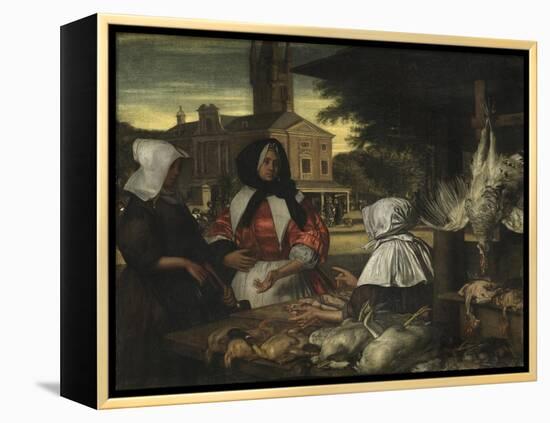 The Birdmarket, Amsterdam, c.1660-70-Emanuel de Witte-Framed Premier Image Canvas