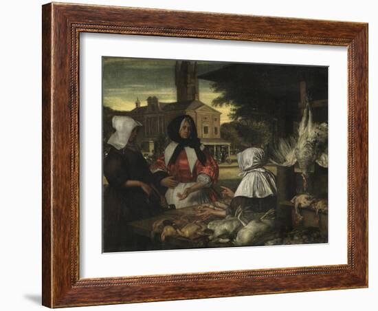 The Birdmarket, Amsterdam, c.1660-70-Emanuel de Witte-Framed Giclee Print