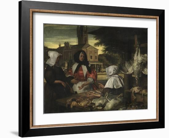 The Birdmarket, Amsterdam, c.1660-70-Emanuel de Witte-Framed Giclee Print