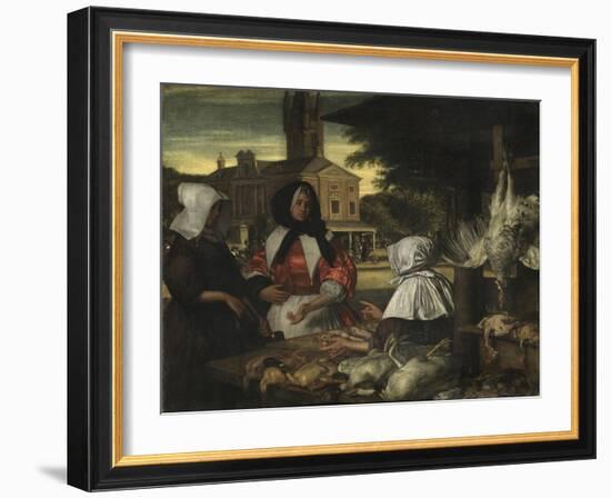 The Birdmarket, Amsterdam, c.1660-70-Emanuel de Witte-Framed Giclee Print