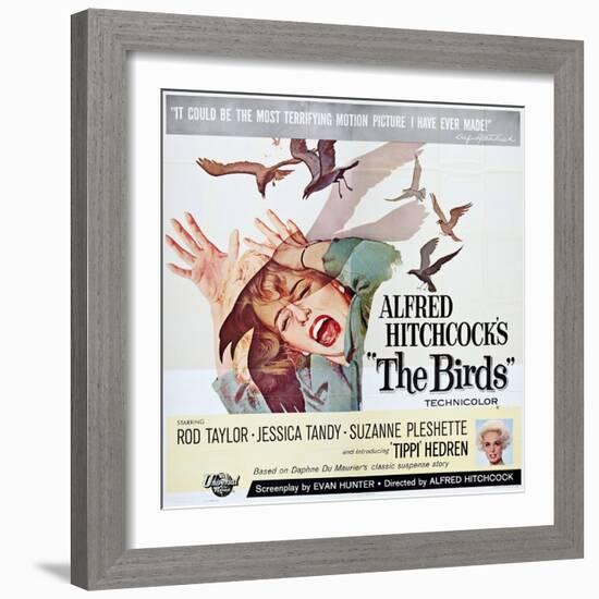 The Birds, 1963-null-Framed Giclee Print