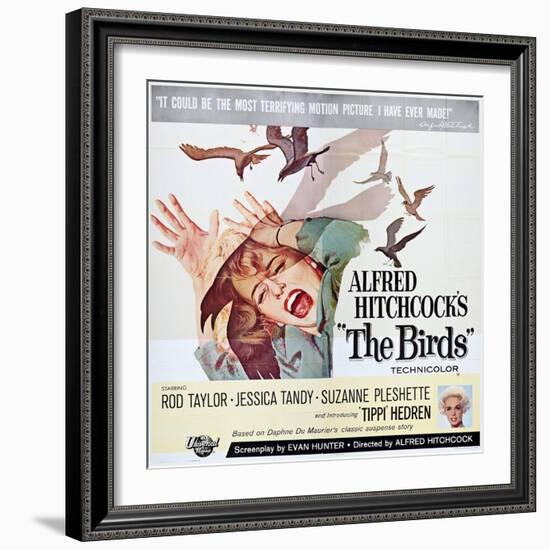 The Birds, 1963-null-Framed Giclee Print