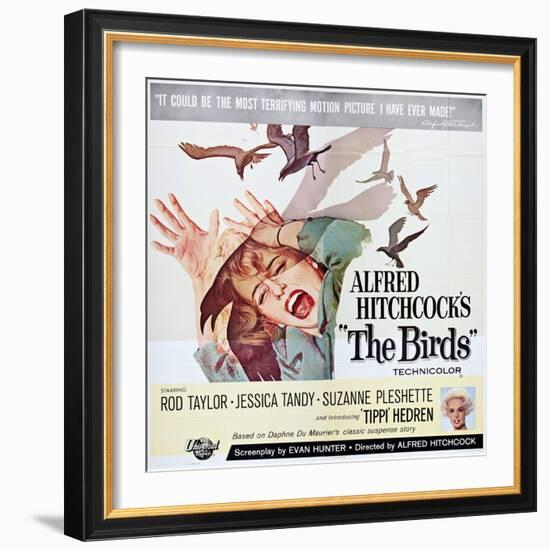 The Birds, 1963-null-Framed Giclee Print