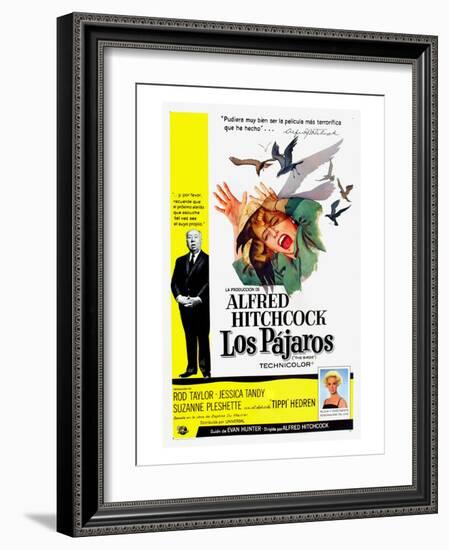 The Birds, (aka Los Pajaros), Alfred Hitchcock, Tippi Hedren, 1963-null-Framed Photo