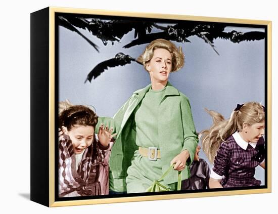 The Birds, Tippi Hedren, 1963-null-Framed Stretched Canvas