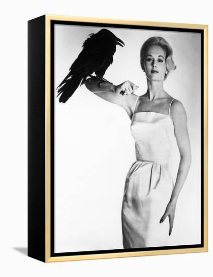 The Birds, Tippi Hedren, 1963-null-Framed Stretched Canvas