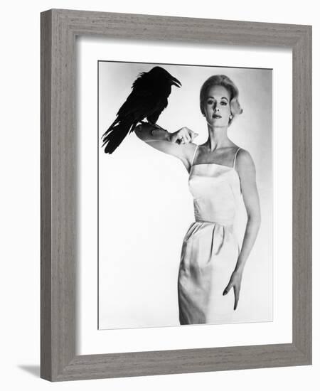 The Birds, Tippi Hedren, 1963-null-Framed Photo