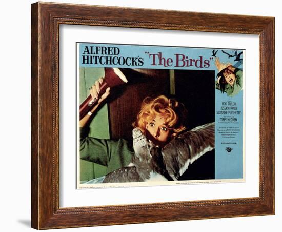 The Birds, Tippi Hedren, 1963-null-Framed Art Print