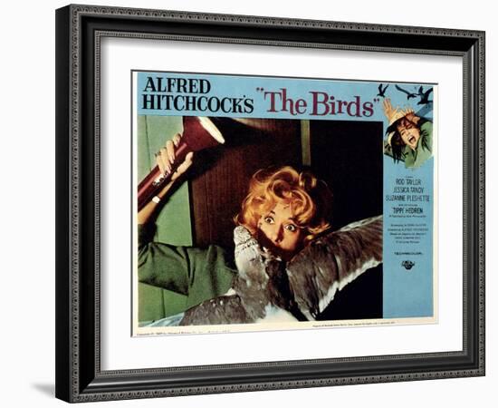 The Birds, Tippi Hedren, 1963-null-Framed Art Print