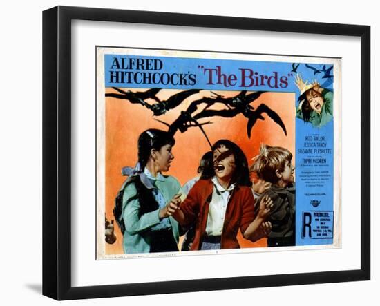 The Birds, Veronica CArtwright, 1963-null-Framed Art Print