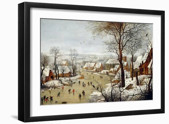 The Birdtrap-Pieter Brueghel the Younger-Framed Giclee Print