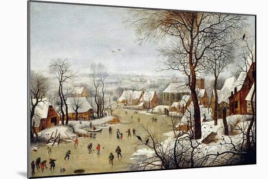The Birdtrap-Pieter Brueghel the Younger-Mounted Giclee Print
