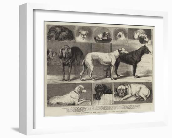 The Birmingham Dog Show, Some of the Prize-Winners-Samuel Edmund Waller-Framed Giclee Print